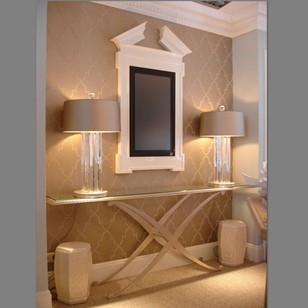 Bespoke 60's inspired crystal table lamp BEL AIR.
